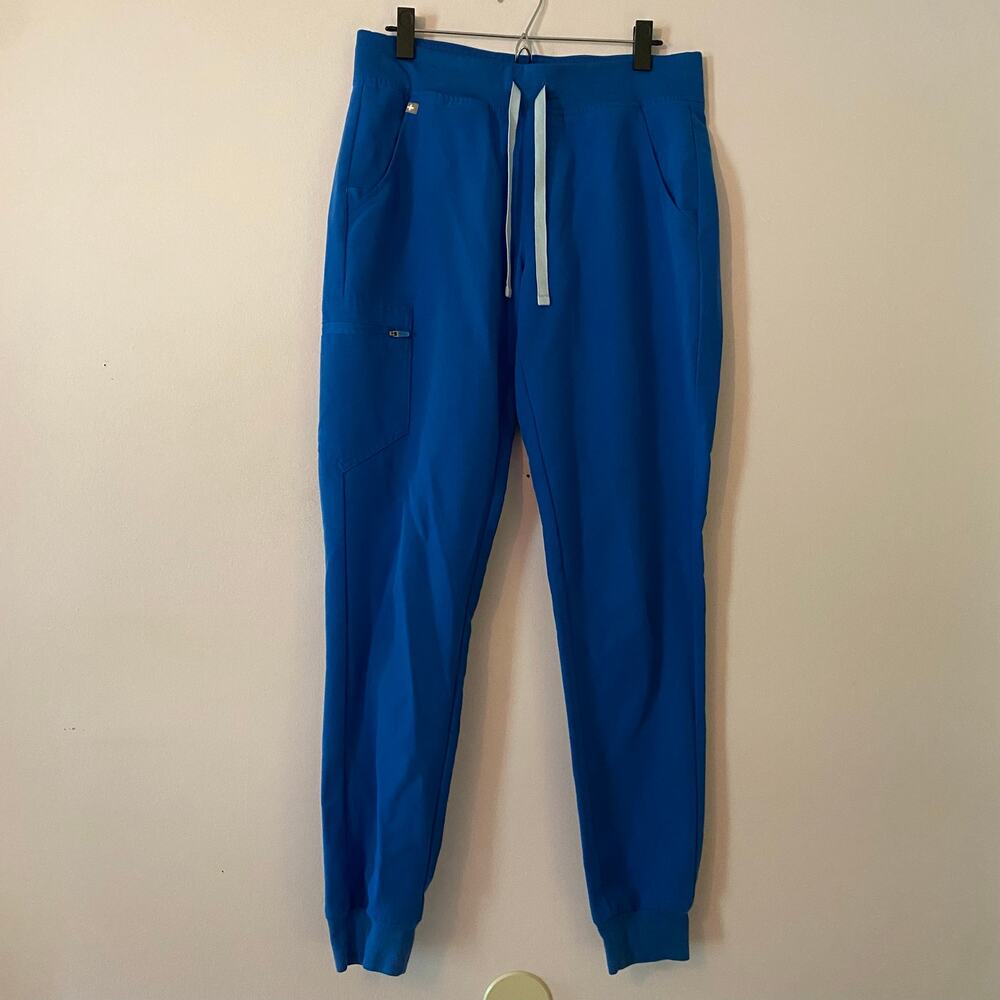 FIGS Royal Blue Zamora Jogger Scrub Pants Uniform Nurse Doctor size Medium Tall